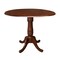 International Concepts Round 42 in Round Dual Drop Leaf Pedestal Table, 35.5 inH, Espresso, 42 in W, 42 in L, 35.5 in H K581-42DPT-6B - alternate 1